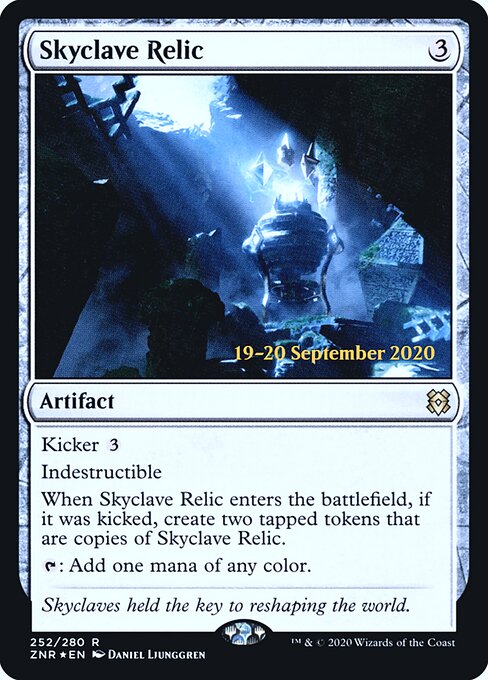 Skyclave Relic (PZNR 252s) [Zendikar Rising Promos]