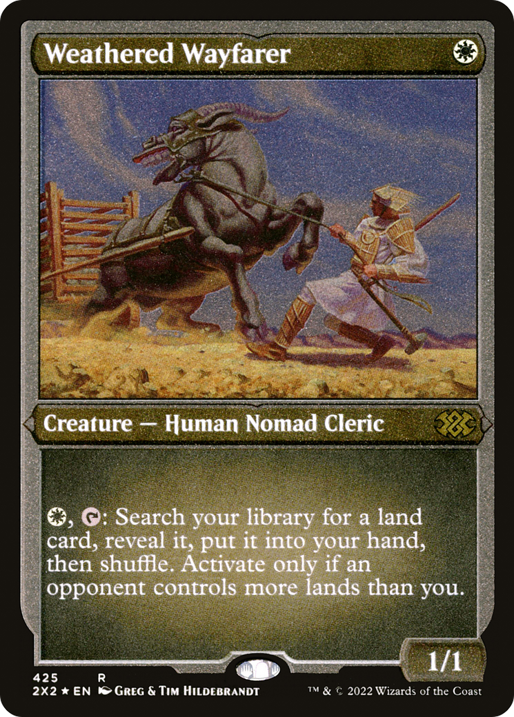 Weathered Wayfarer (Foil Etched) [Double Masters 2022]