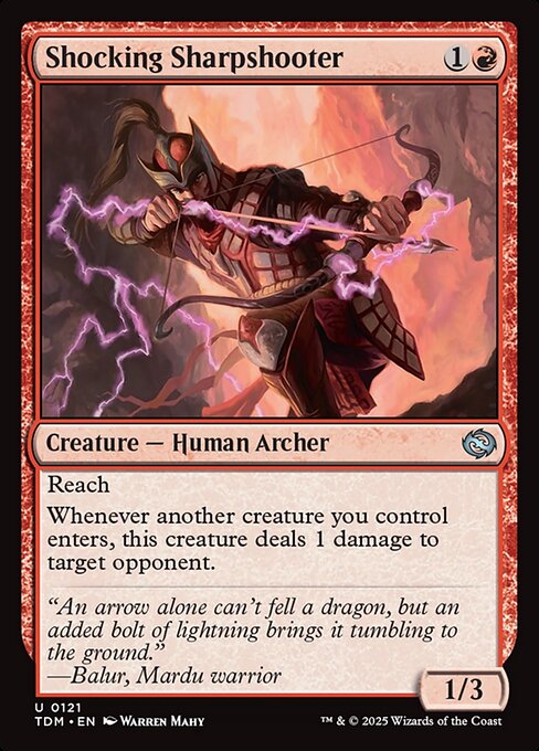 Shocking Sharpshooter (TDM 121) [Tarkir: Dragonstorm]
