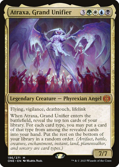 Atraxa, Grand Unifier (ONE 196) [Phyrexia: All Will Be One]