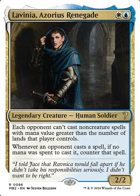 Lavinia, Azorius Renegade (MB2 86) [Mystery Booster 2]