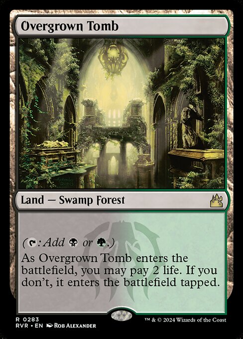 Overgrown Tomb (RVR 283) [Ravnica Remastered]