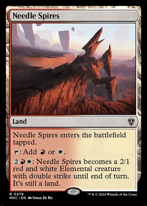 Needle Spires (MKC 278) [Murders at Karlov Manor Commander]