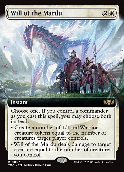 Will of the Mardu (TDC 57) [Tarkir: Dragonstorm Commander]