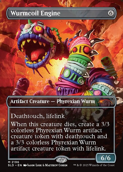 Wurmcoil Engine (Borderless · Full Art) (SLD 2196) [Secret Lair Drop]