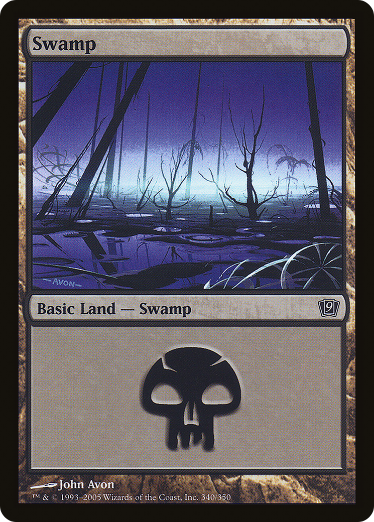 Swamp (340) [Ninth Edition]