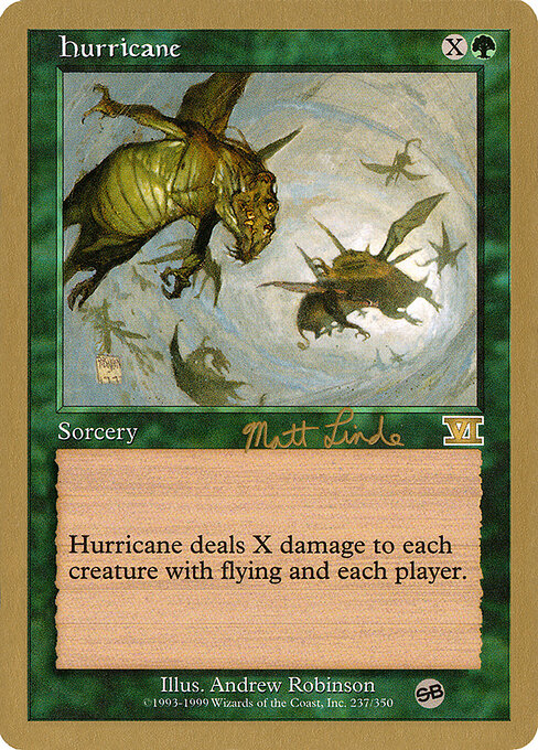 Hurricane (WC99 ml237sb) [World Championship Decks 1999]