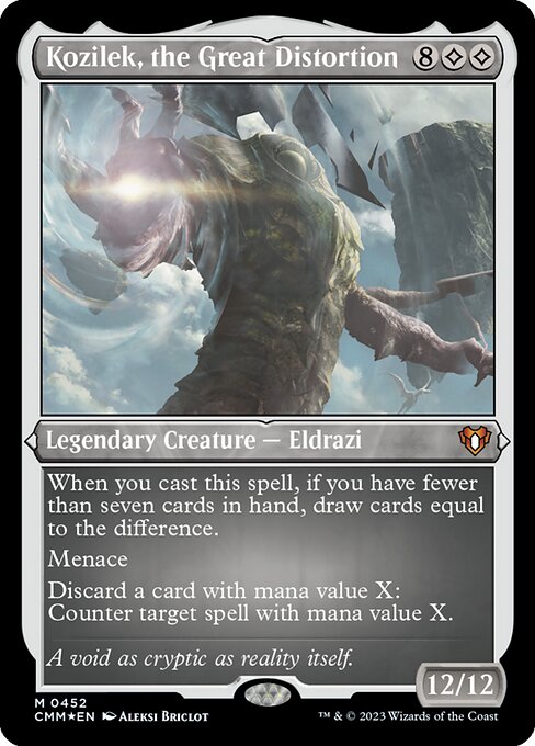 Kozilek, the Great Distortion (CMM 452) [Commander Masters]