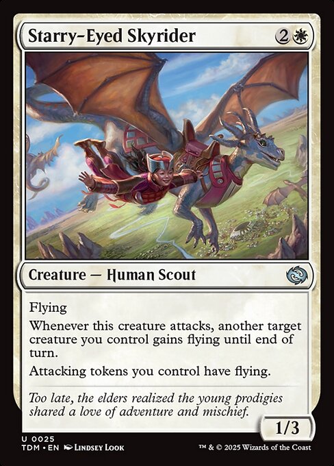 Starry-Eyed Skyrider (TDM 25) [Tarkir: Dragonstorm]