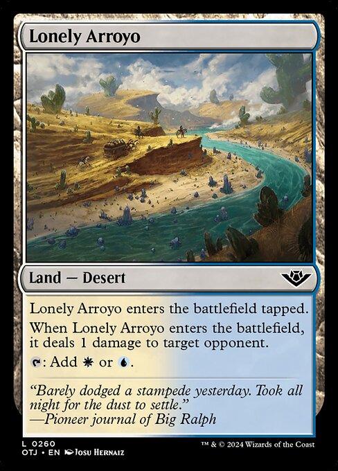 Lonely Arroyo (OTJ 260) [Outlaws of Thunder Junction]