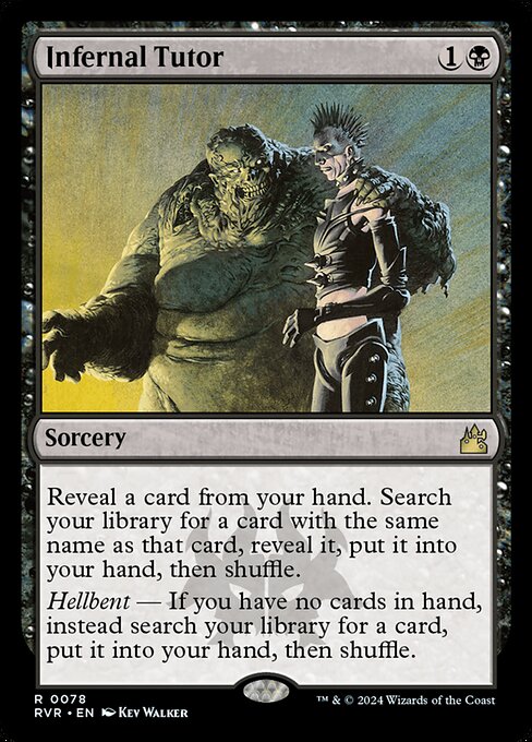 Infernal Tutor (RVR 78) [Ravnica Remastered]