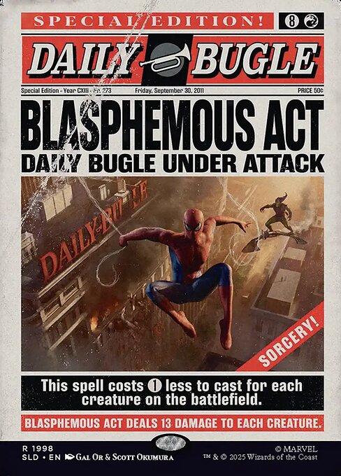 Blasphemous Act (SLD 1998) [Secret Lair Drop]