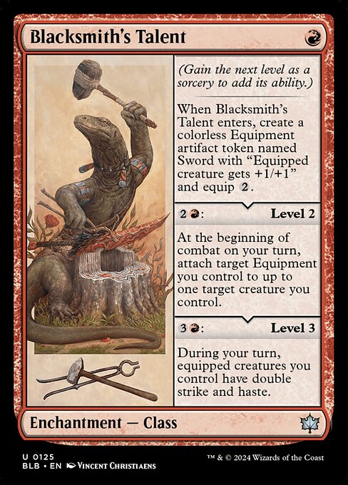 Blacksmith's Talent (BLB 125) [Bloomburrow]