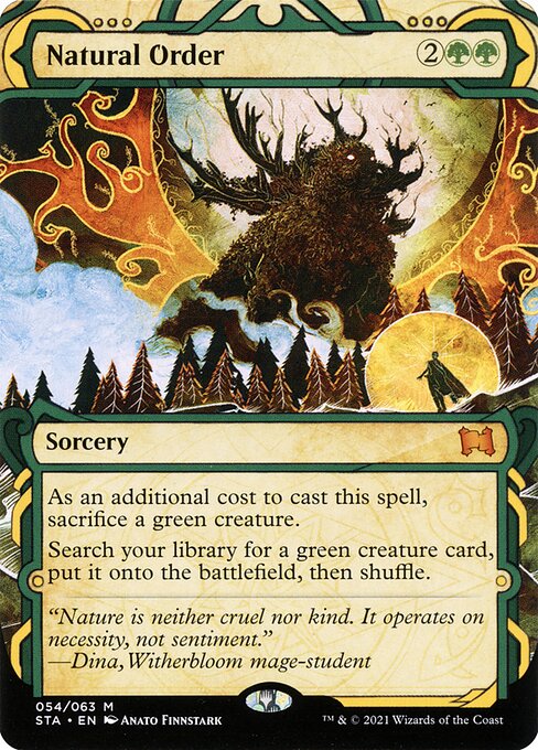 Natural Order (STA 54) [Strixhaven Mystical Archive]