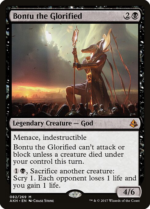 Bontu the Glorified (AKH 82) [Amonkhet]