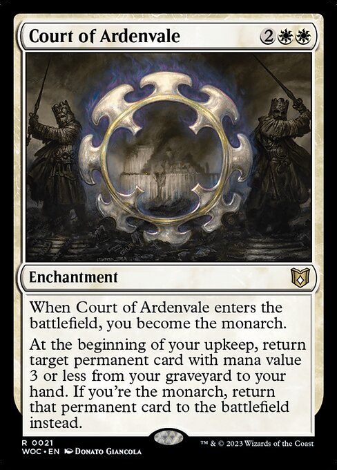 Court of Ardenvale (WOC 21) [Wilds of Eldraine Commander]