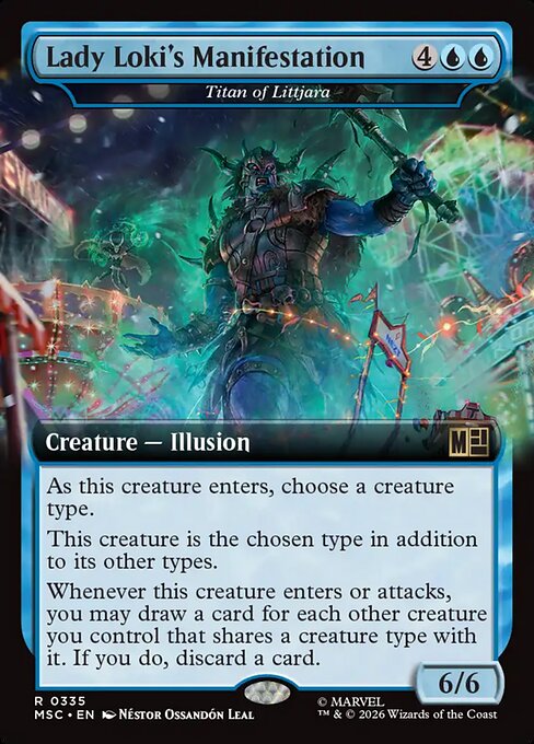 Lady Loki's Manifestation - Titan of Littjara (Extended Art) (MSC 335) [Marvel Super Heroes Commander]