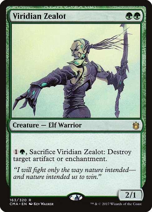 Viridian Zealot (CMA 163) [Commander Anthology]