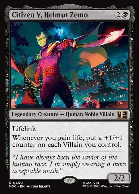 Citizen V, Helmut Zemo (MSC 650) [Marvel Super Heroes Commander]