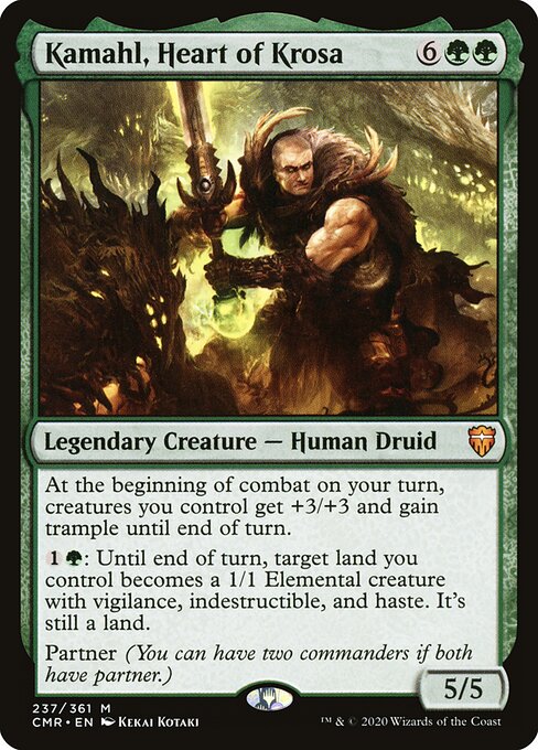 Kamahl, Heart of Krosa (CMR 237) [Commander Legends]