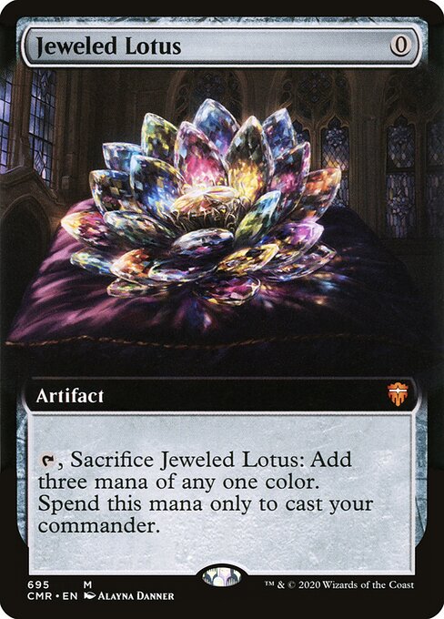 Jeweled Lotus (Extended Art) (CMR 695) [Commander Legends]