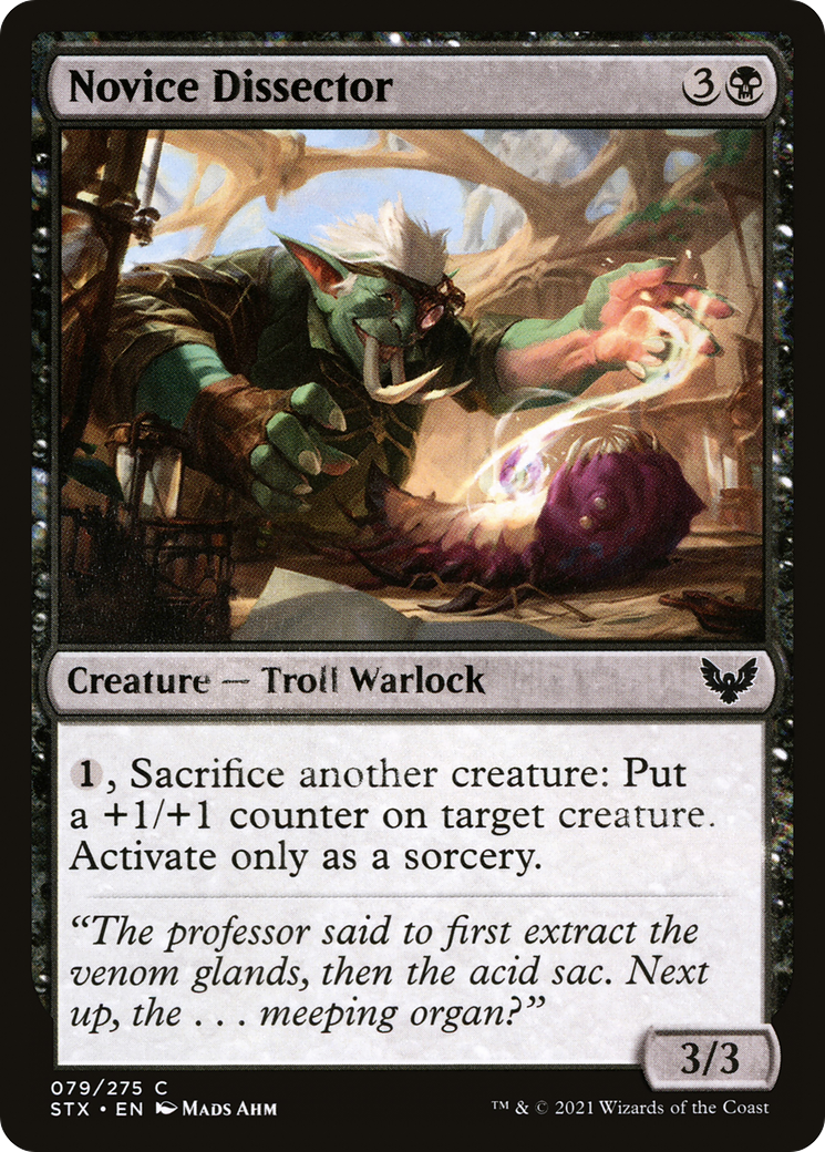 Novice Dissector [Strixhaven: School of Mages]