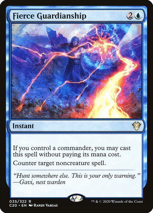 Fierce Guardianship (C20 35) [Commander 2020]