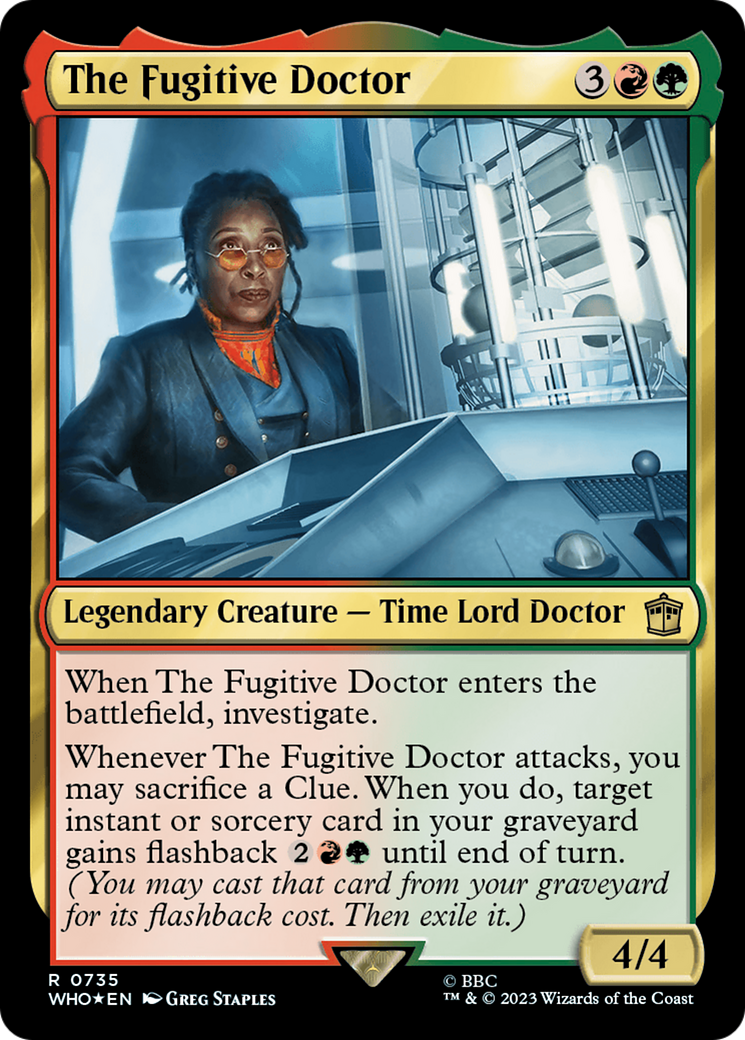 The Fugitive Doctor (Surge Foil) [Doctor Who]