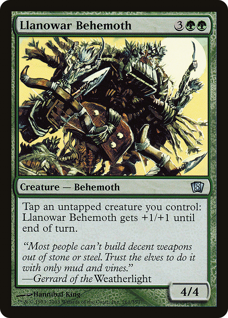 Llanowar Behemoth [Eighth Edition]