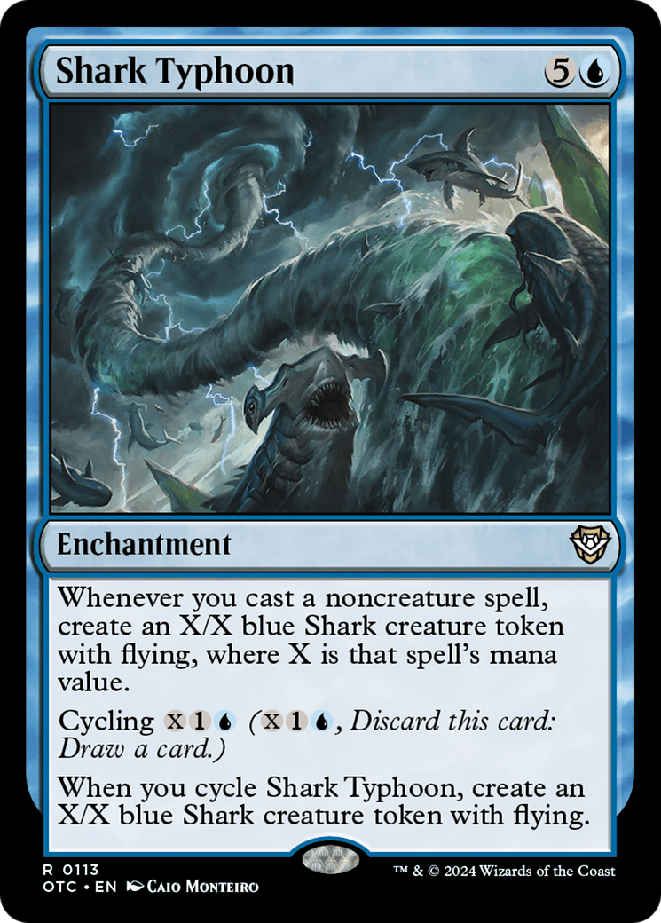 Shark Typhoon [Outlaws of Thunder Junction Commander]