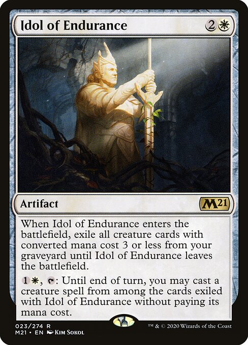 Idol of Endurance (M21 23) [Core Set 2021]
