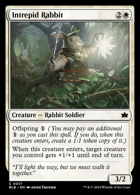 Intrepid Rabbit (BLB 17) [Bloomburrow]