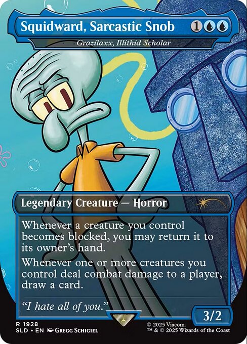 Grazilaxx, Illithid Scholar (SLD 1928) [Secret Lair Drop]