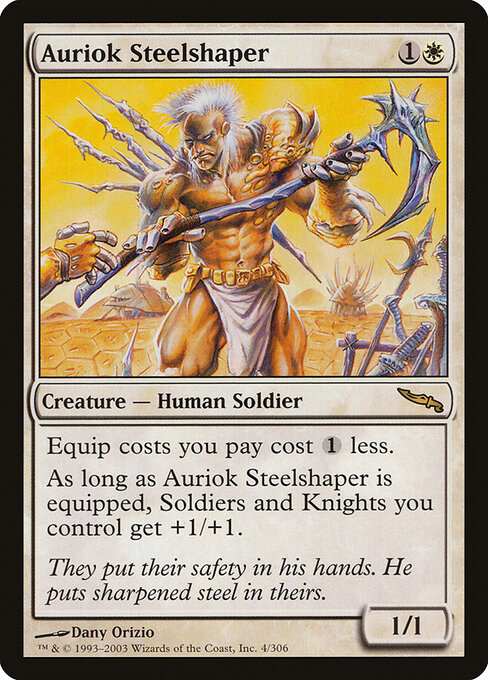 Auriok Steelshaper (MRD 4) [Mirrodin]