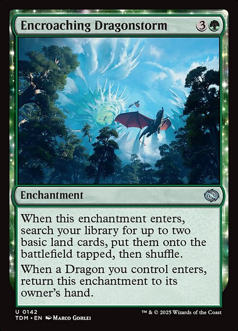 Encroaching Dragonstorm (TDM 142) [Tarkir: Dragonstorm]