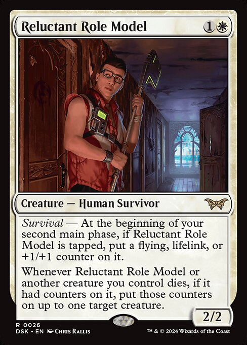 Reluctant Role Model (DSK 26) [Duskmourn: House of Horror]