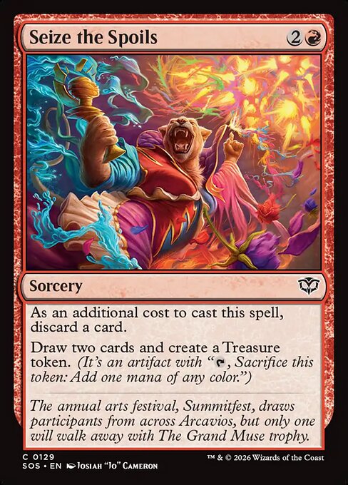 Seize the Spoils (SOS 129) [Secrets of Strixhaven]