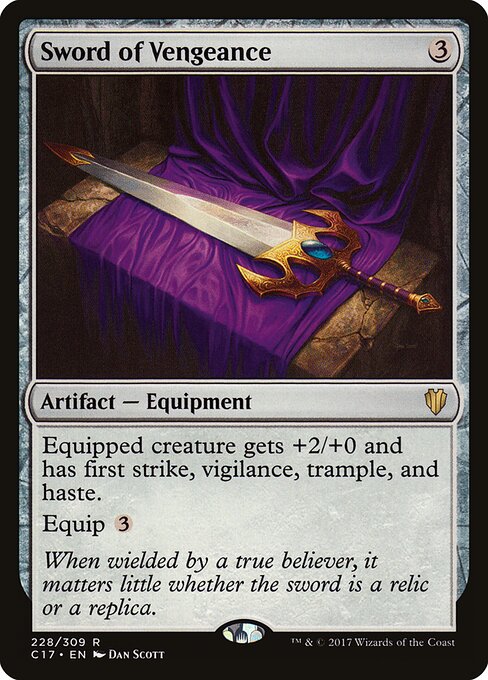 Sword of Vengeance (C17 228) [Commander 2017]