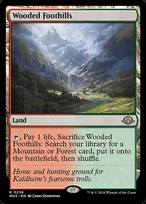 Wooded Foothills (MH3 236) [Modern Horizons 3]