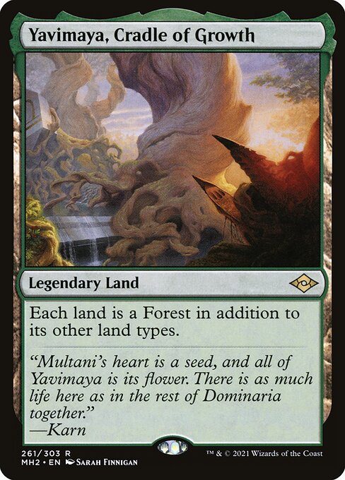 Yavimaya, Cradle of Growth (MH2 261) [Modern Horizons 2]