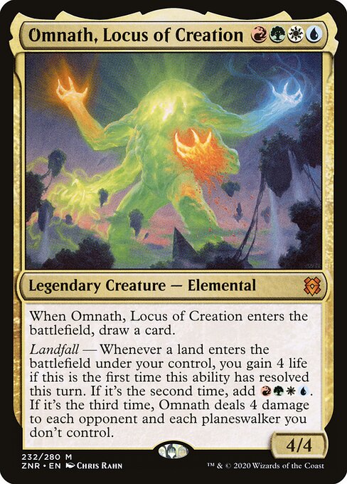 Omnath, Locus of Creation (ZNR 232) [Zendikar Rising]