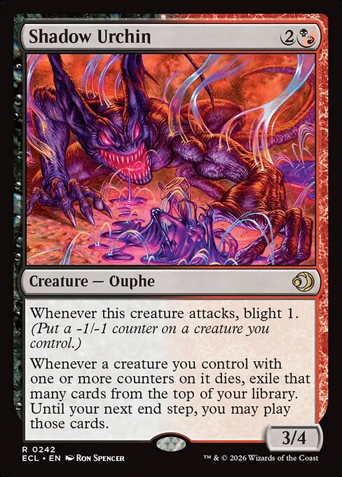 Shadow Urchin (ECL 242) [Lorwyn Eclipsed]