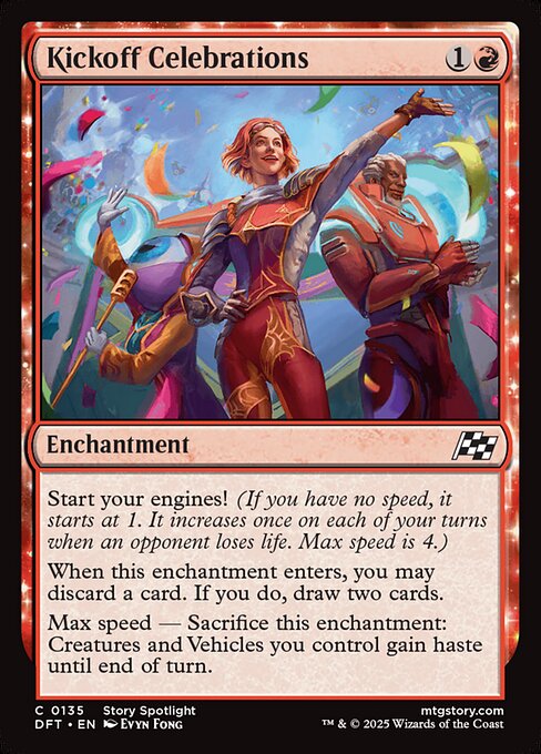 Kickoff Celebrations (DFT 135) [Aetherdrift]