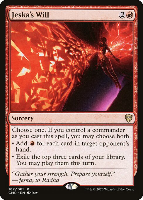 Jeska's Will (CMR 187) [Commander Legends]