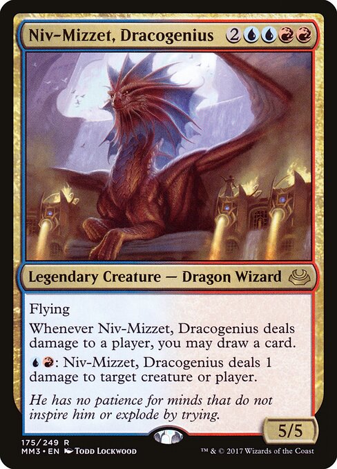 Niv-Mizzet, Dracogenius (MM3 175) [Modern Masters 2017]