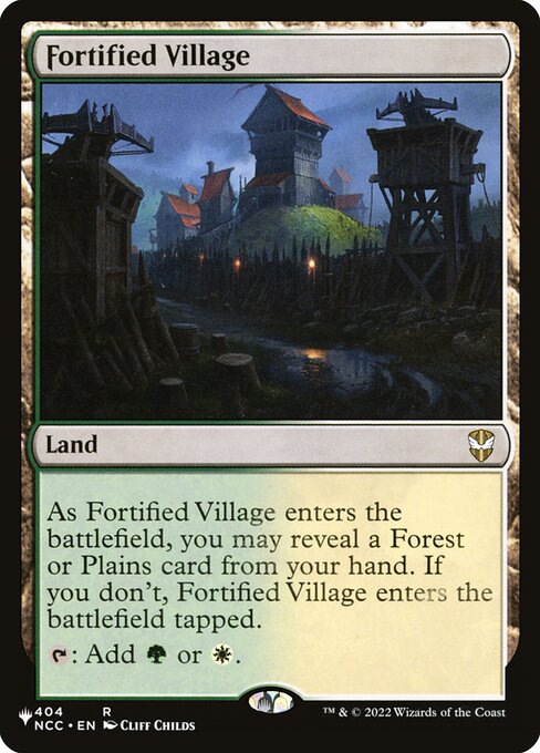 Fortified Village (PLST NCC-404) [The List]