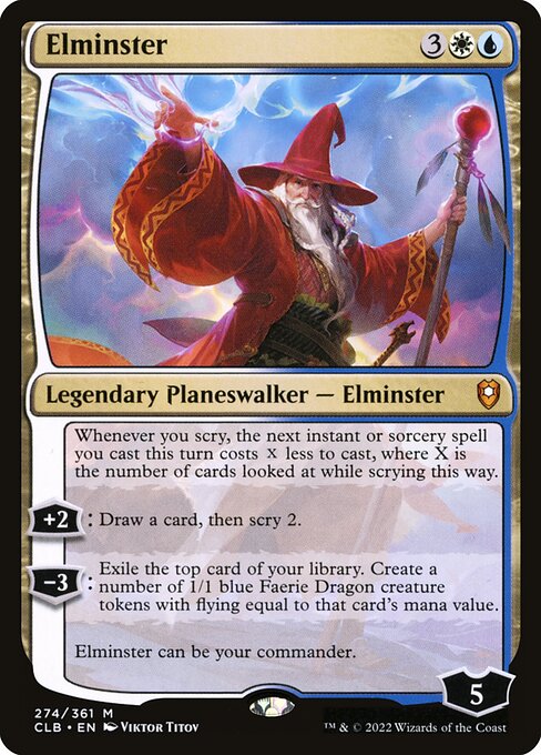 Elminster (CLB 274) [Commander Legends: Battle for Baldur's Gate]