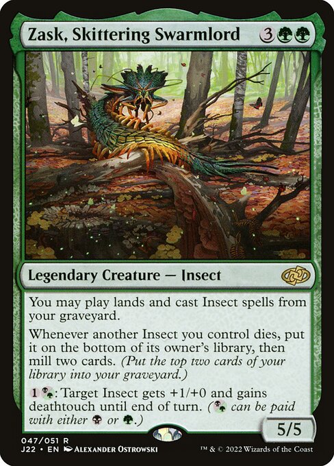 Zask, Skittering Swarmlord (J22 47) [Jumpstart 2022]