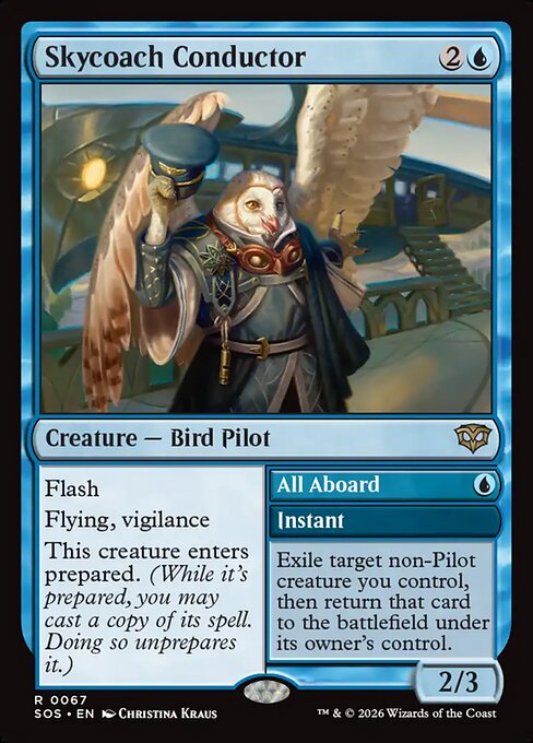 Skycoach Conductor // All Aboard (SOS 67) [Secrets of Strixhaven]