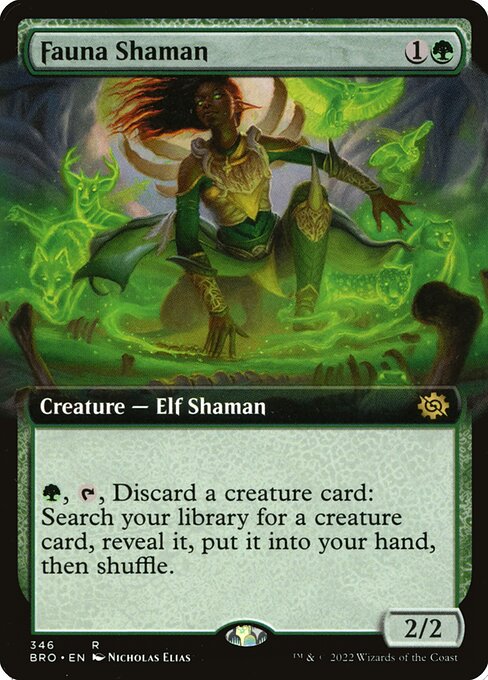 Fauna Shaman (Extended Art) (BRO 346) [The Brothers' War]